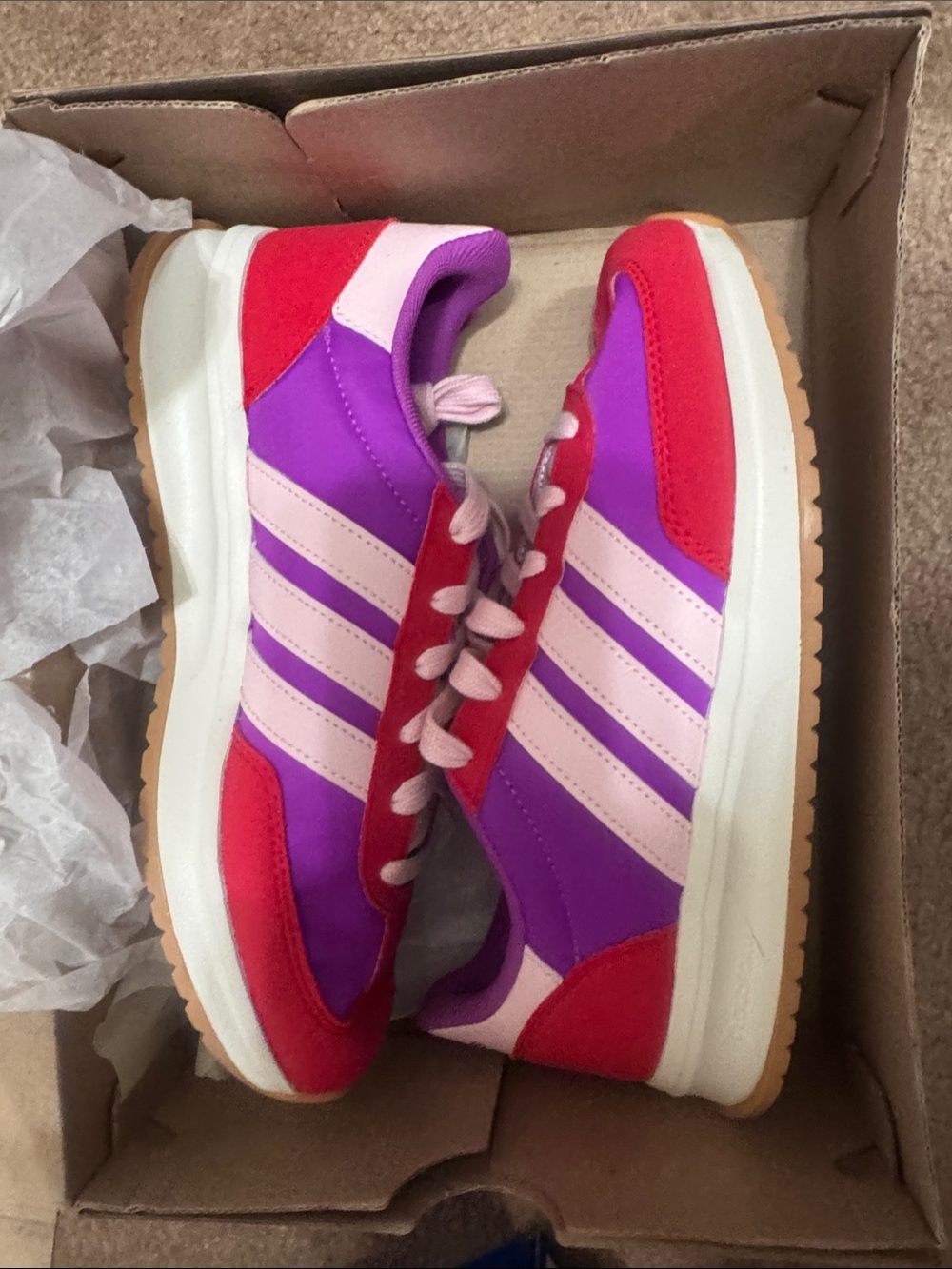 adidas Run 70’s 2.0 Purple, Pink & Red Vintage Runner Sneakers